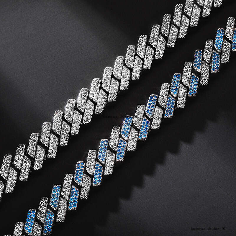 10mm Spring Clasp CUBAN Necklace Unisex Hip-Hop Full Dia Cuban Bracelet Choker