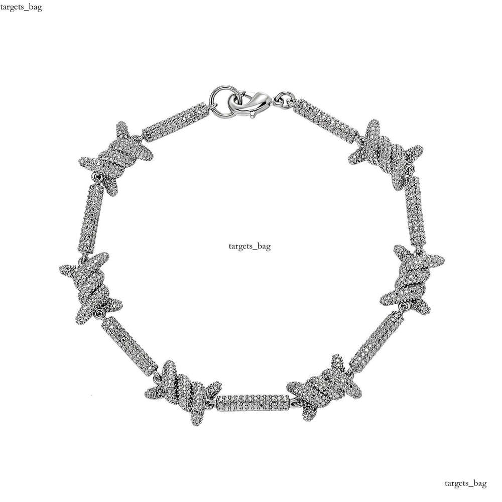 Hip Hop Color-Retaining Iron Wire Thorn Chain Necklace Men's Versatile Personality Bracelet Women's