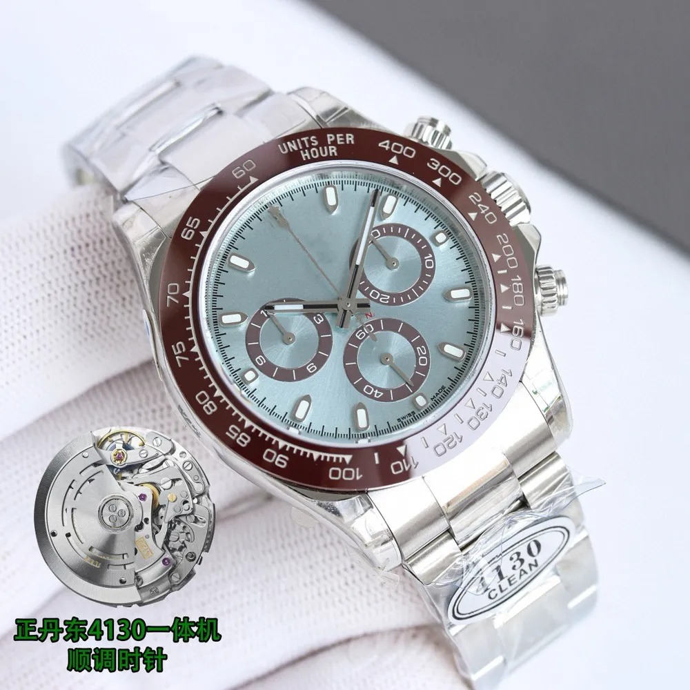 Clean Factory Day Tona M116500LN-0001 AAAAA 5A Quality 1:1 Supeclone 40mm Mens Watch Automatic Mechanical Chronograph 4130 Movement