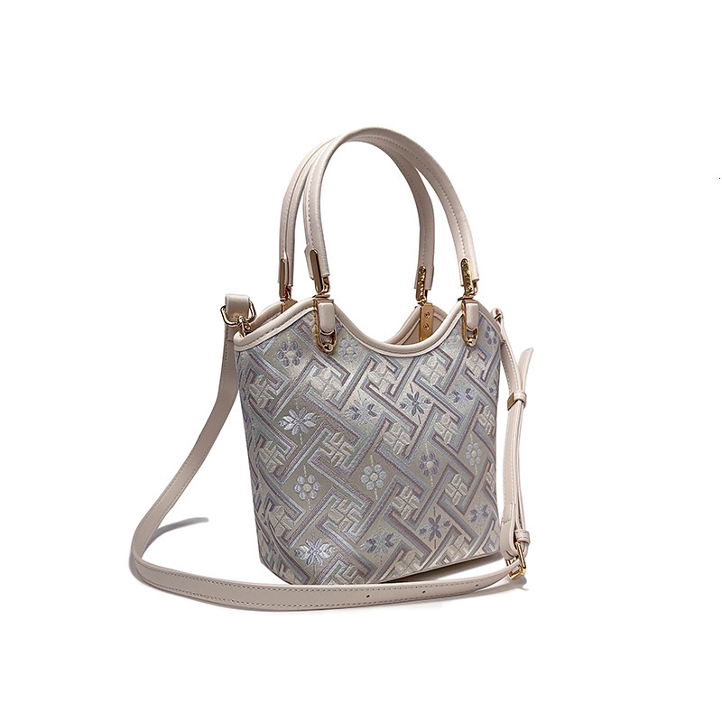 Free shipping designer Free Shipping Designer Luxury Chinese Style Women Bucket Bag New Niche High-end Single Shoulder Crossbody Bag Casual Shopping B