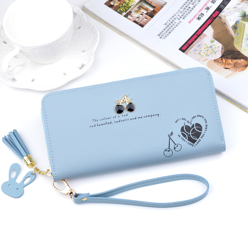 New Women's Luxury Bag Wallet Long Clutch Fashion Large Capacity Zipper Tassel Wallet Coin Purse Designer Bag Phone Bag