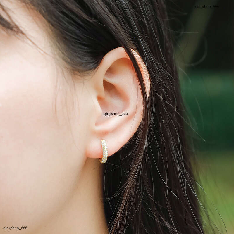 insIced Out VVS Zircon Round Unisex Hip-Hop Trendy Bling Earrings