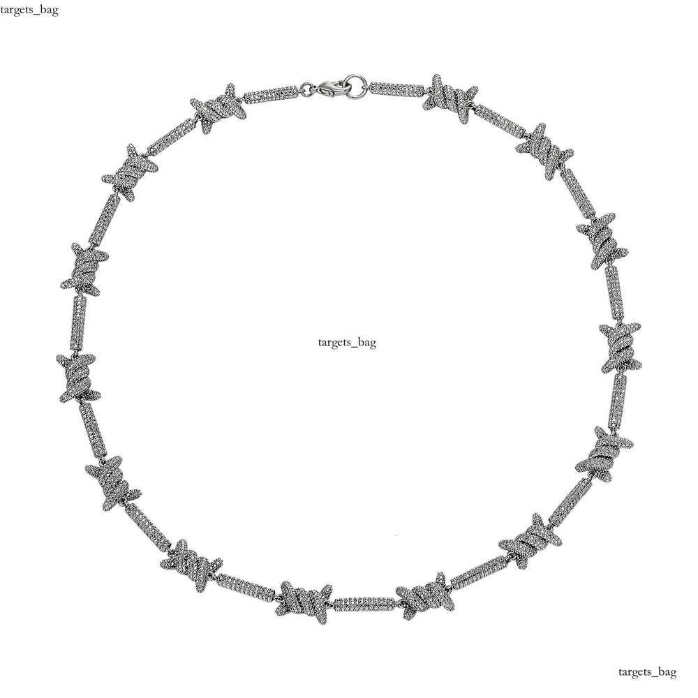 Hip Hop Color-Retaining Iron Wire Thorn Chain Necklace Men's Versatile Personality Bracelet Women's