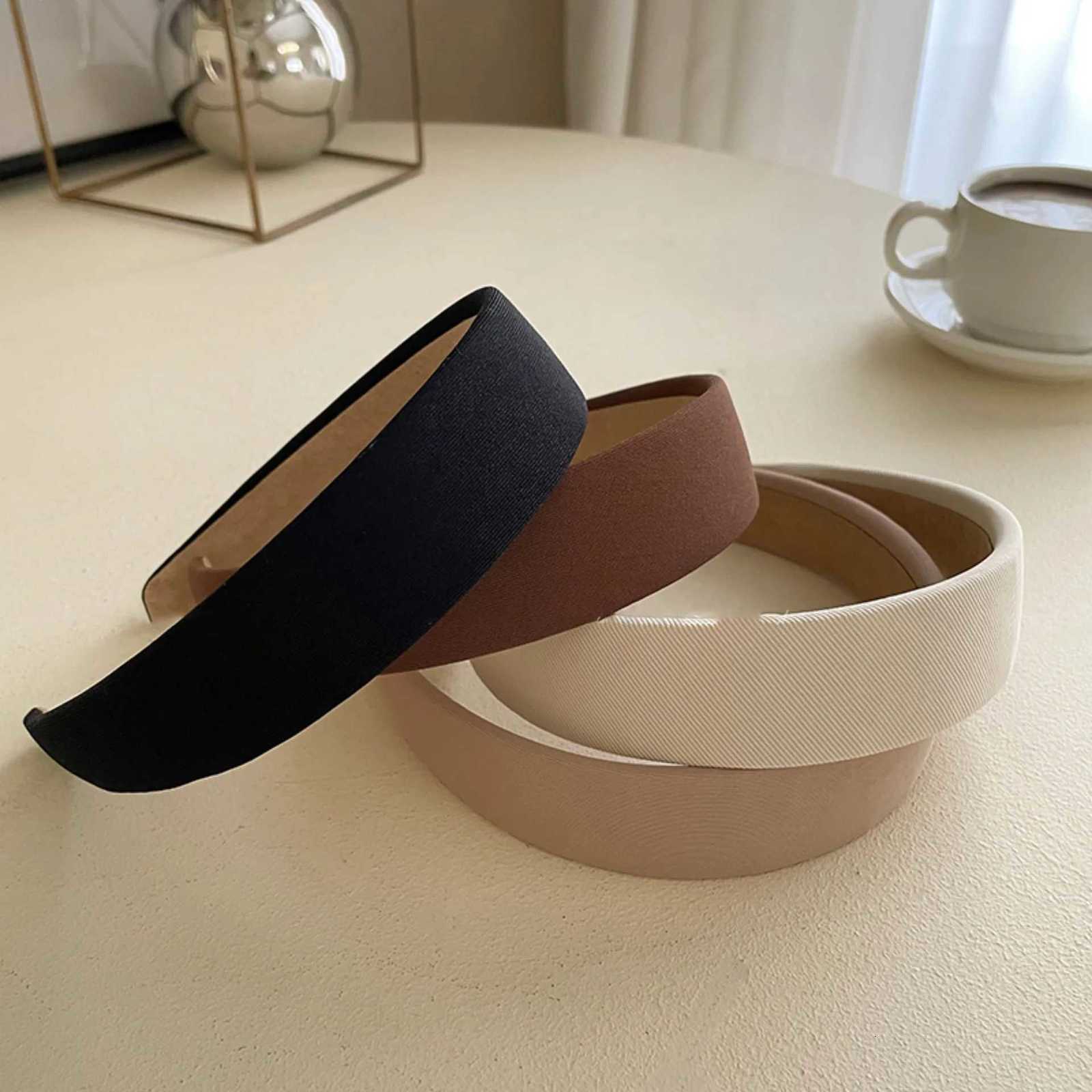 1pc Elegant Hair Ring Hair Binding Band for Women New Summer Design Wide-rimmed Black Hair Clip Band Piece. Y250809
