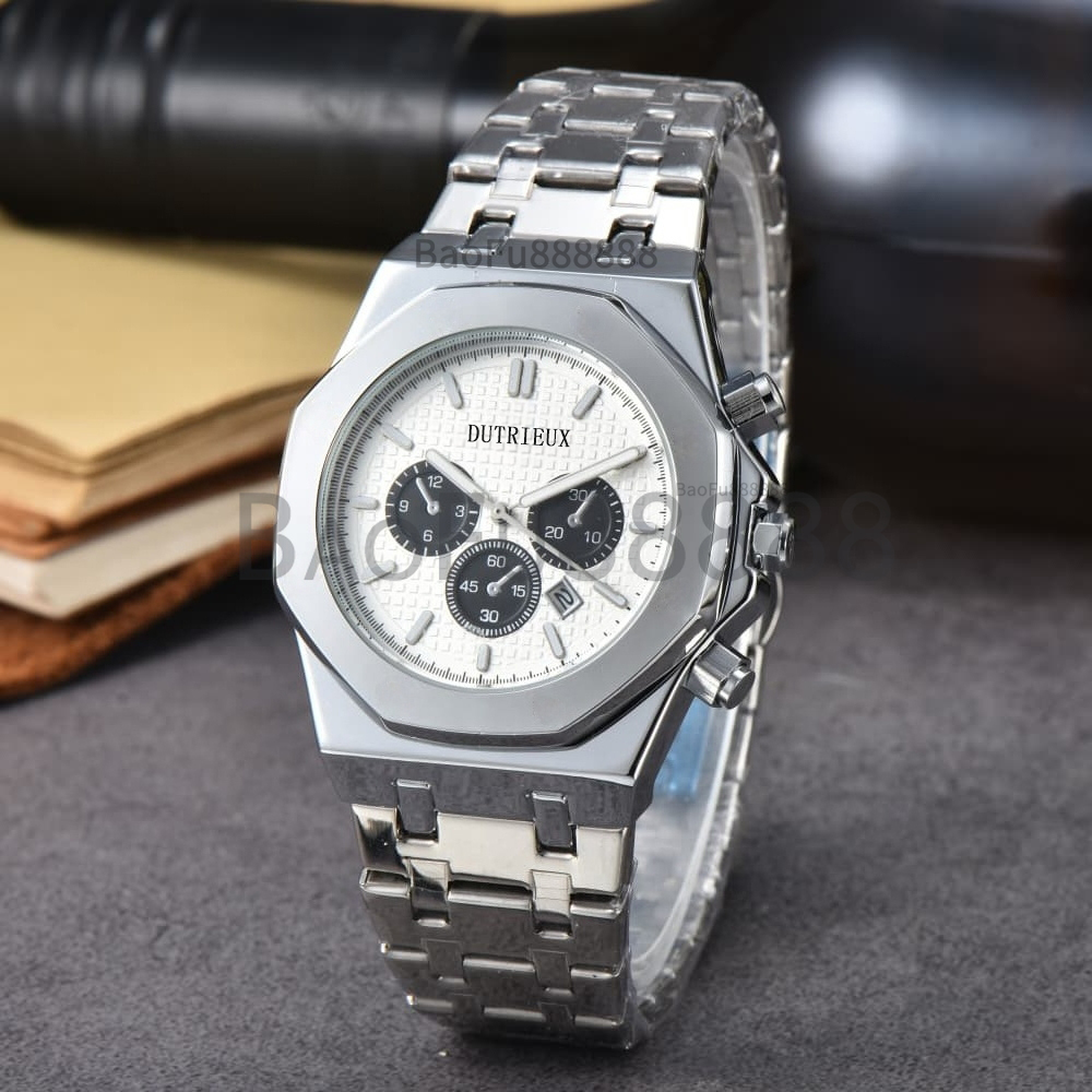 2026 Popular Hottest Luxury Watches for Men Business Quartz Wristwatch Steel Strap Automatic Date Daily Waterproof Fashion Male Clocks for Gift Wholesale