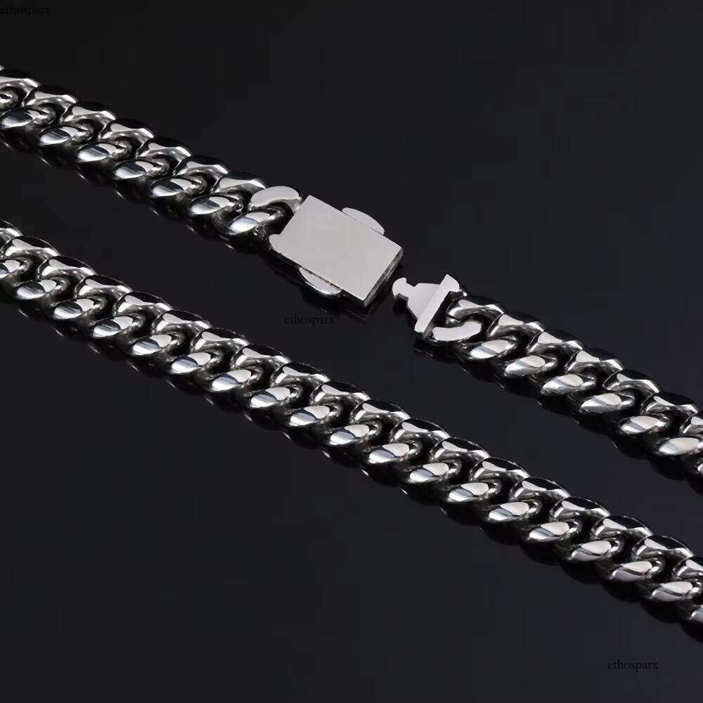 NUOYA 12mm Cuban Customized Stainless Steel Men Custom Gold Plated Bangles Bracelet
