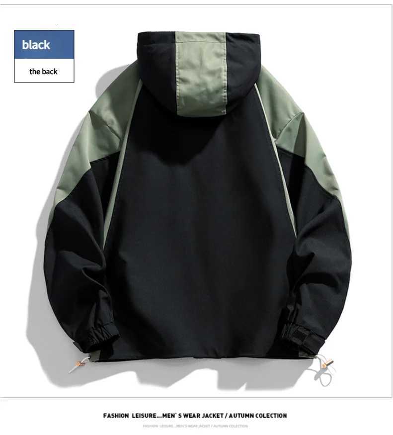 Autumn explosion models trend of loose mens fat students workwear jacket large size casual jacket W250809