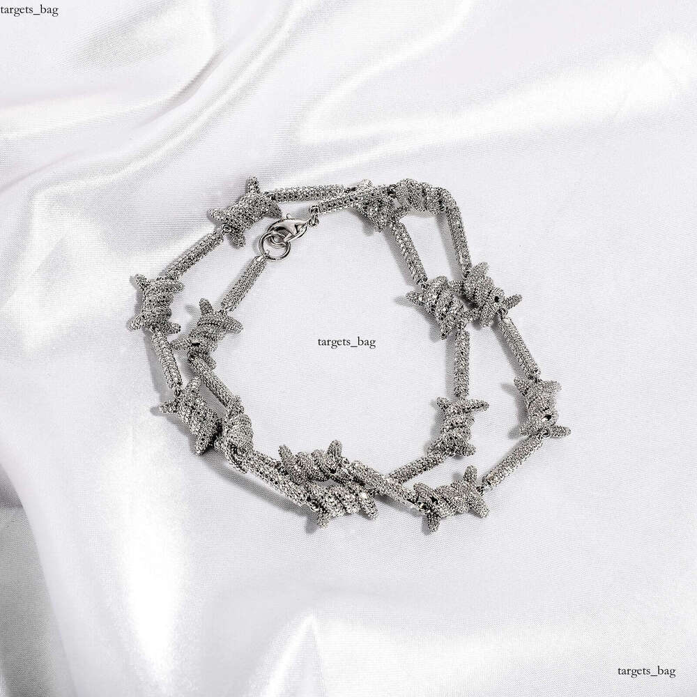 Hip Hop Color-Retaining Iron Wire Thorn Chain Necklace Men's Versatile Personality Bracelet Women's