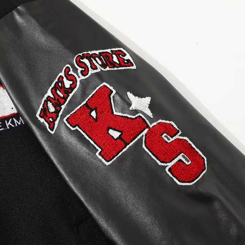 American New Letter Flocking Baseball Uniform Jacket Y2K Retro Vintage Lovers Motorcycle Casual Jacket For Men And Women Coats W250809