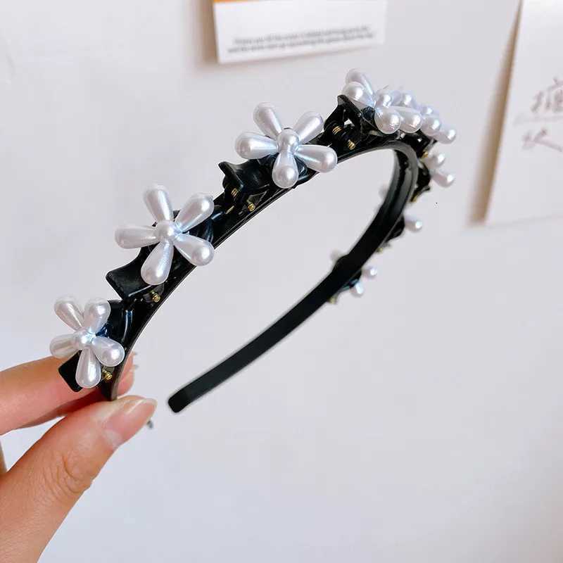 10pcs Rhinestone Pearl Band Elegant Bangs Hair Clip Fashion Girls Hair Accessories Y250809