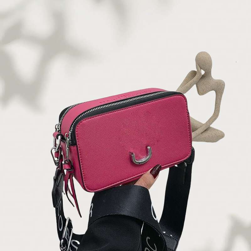 Mar Designer bag Snapshot Multicolor Camera Bag Handbag Cross Body Flap Women Clutch Leather Mark Adjustable Strap tenis de mujer de marca Shoulder jakobsBag 8f6