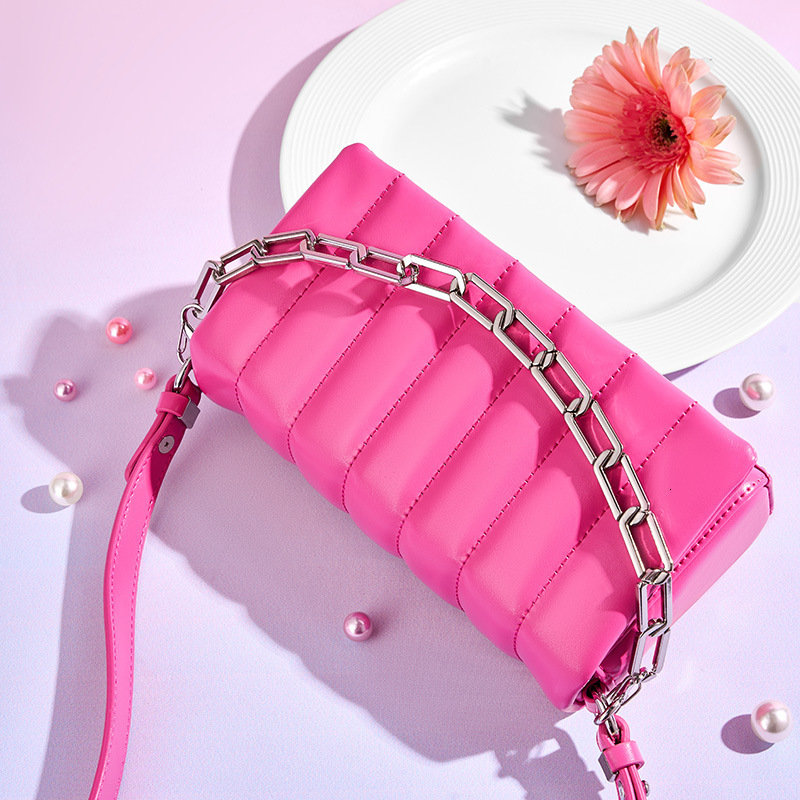 Teyan Genuine Leather Chain Underarm Bag For Women New Spring Summer Cowhide French Style High-End Niche Single Shoulder Crossbody