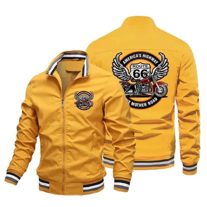 Mens Spring and Autumn Outdoor Casual Hip Hop Baseball Zipper Sportswear Fashion Motorcycle High Quality Sports Jacket W250809