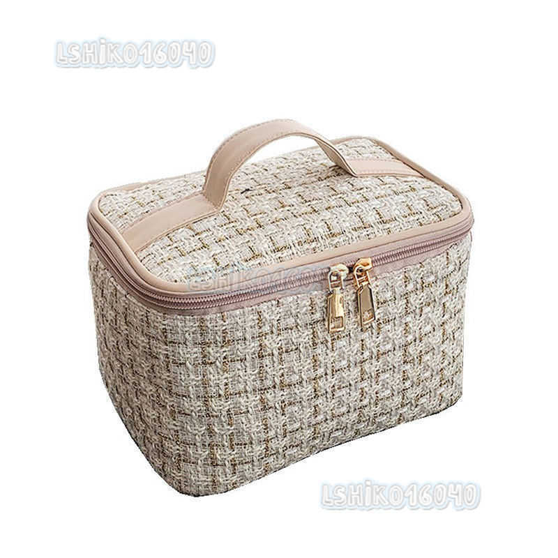 2024 New Style Fashion Makeup Bag Large Capacity Portable Handbag Cosmetic Organizer H250808