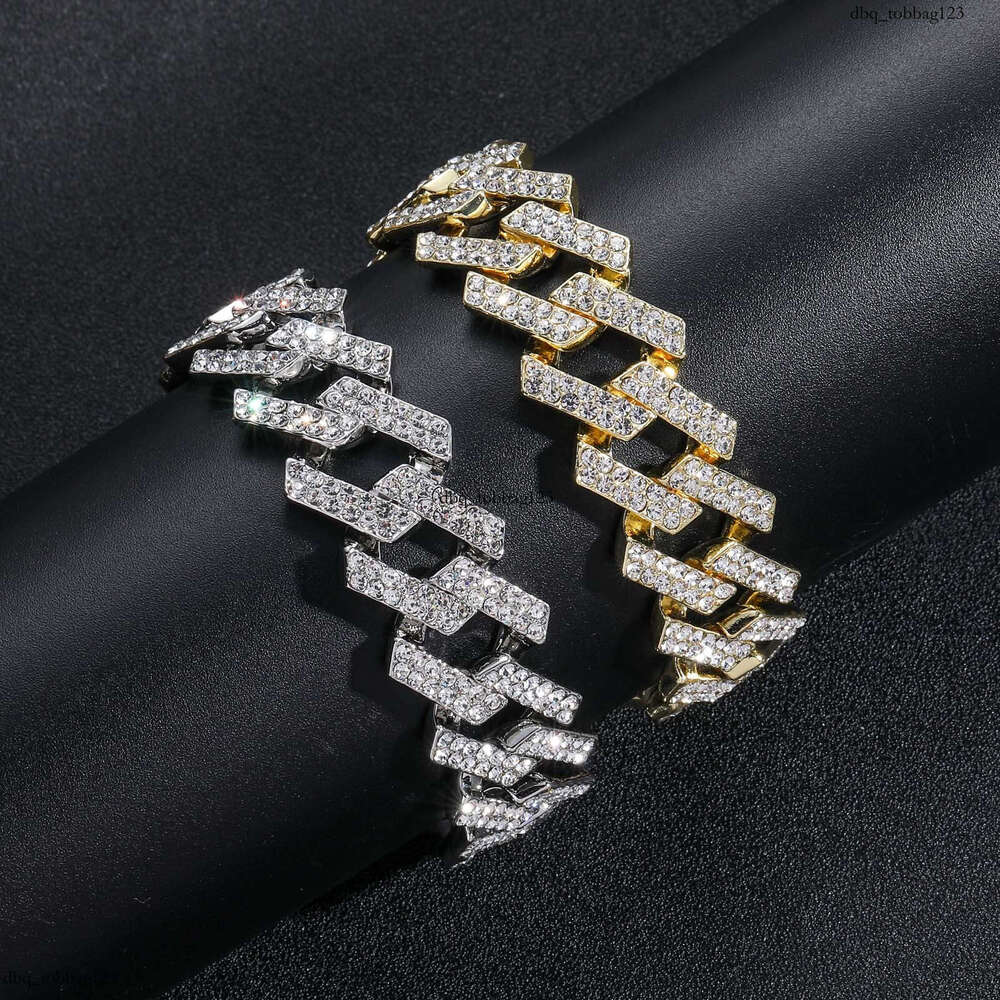 Bar Cuban Chain 19mm Personality Trendy Men's Hip Hop Bracelet