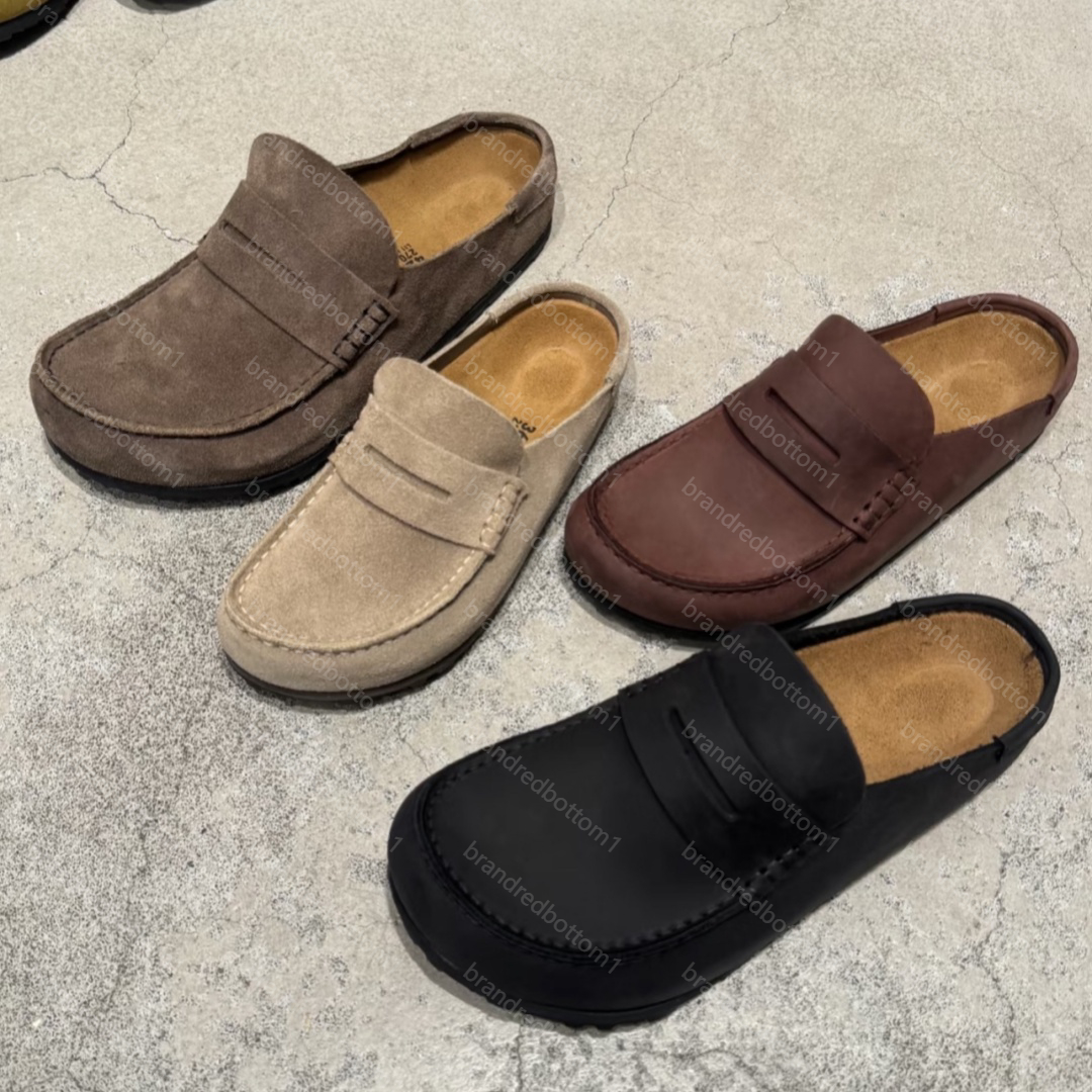 Designer Naples Slippers Wrapped Clogs loafers Sandals Clog Cork Flat High Quality Fashion Winter Summer Shoes Leather Slide Beach Women Men Slippers