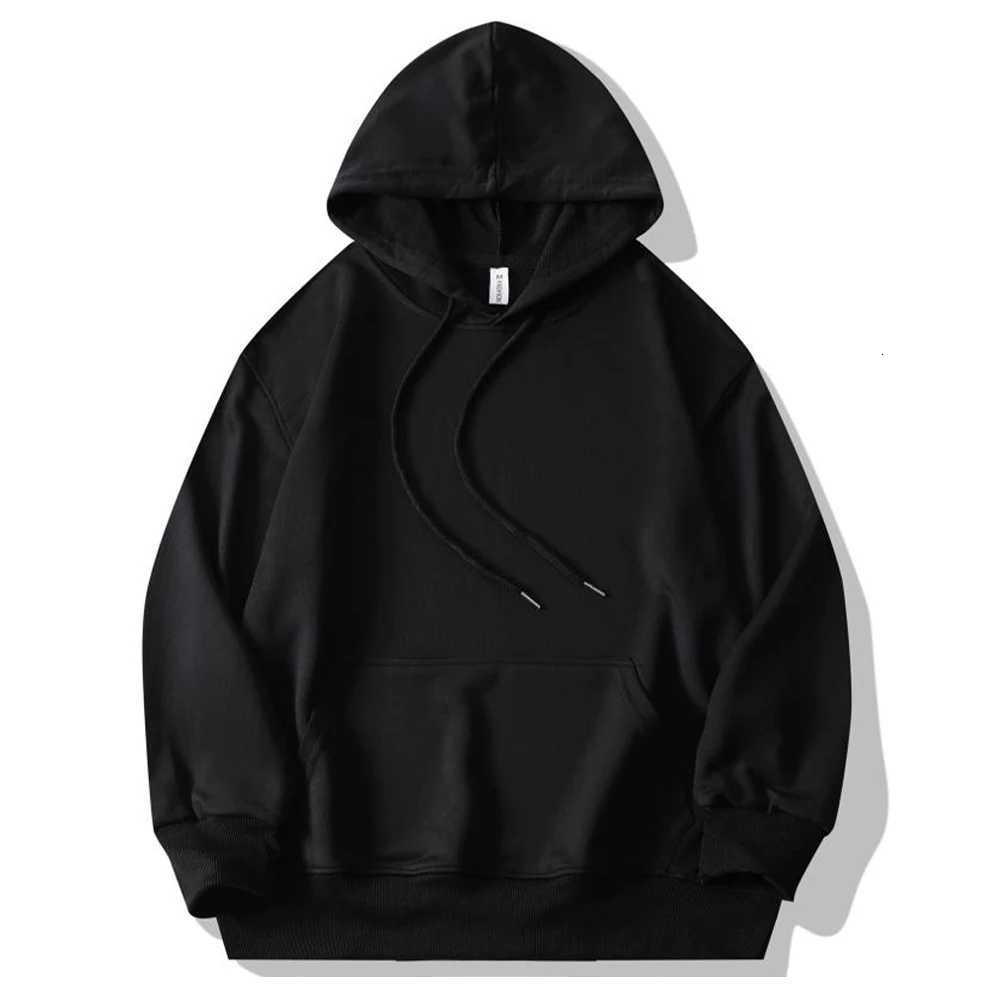 Blank Sublimation Lightweight Hoodies Wholesale Pullover Men Hooded Sweatshirt Drop Shoulder White Hoodies Man Sweatshirts for Men XJ250809