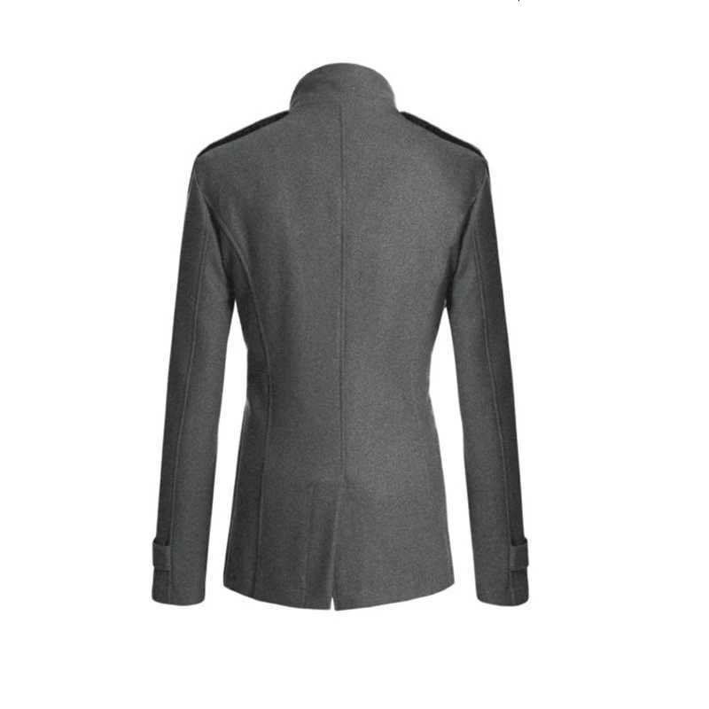 2025 Brand New Mens Jackets Wool Overcoat for Men Long Suit Woolen Windbreaker Men Coat Outer Wear Men Jacket Clothing XJ250809