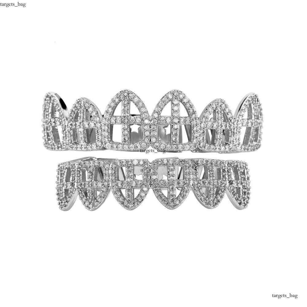 Hip-Hop Style Personality Cross Hollow Full Dia Grid Precision Zircon Bracelet New Arrival