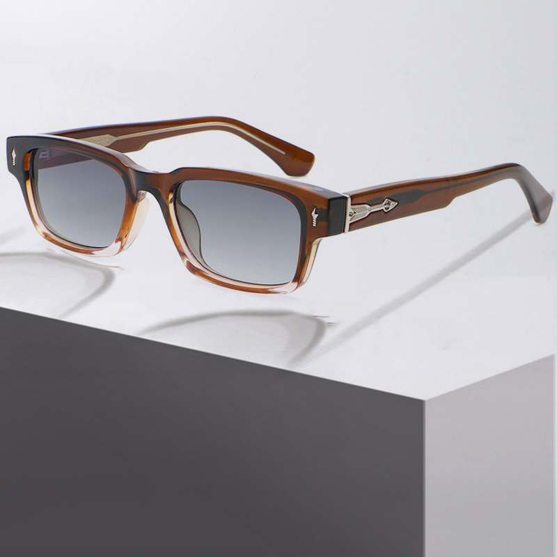 Small Square Sunglasses Vintage Steampunk Men Women Cyberpunk Thick Glasses Clear Retro Goggles Gothic Y2K Futuristic Cool INS Niche High-end Sturdy M