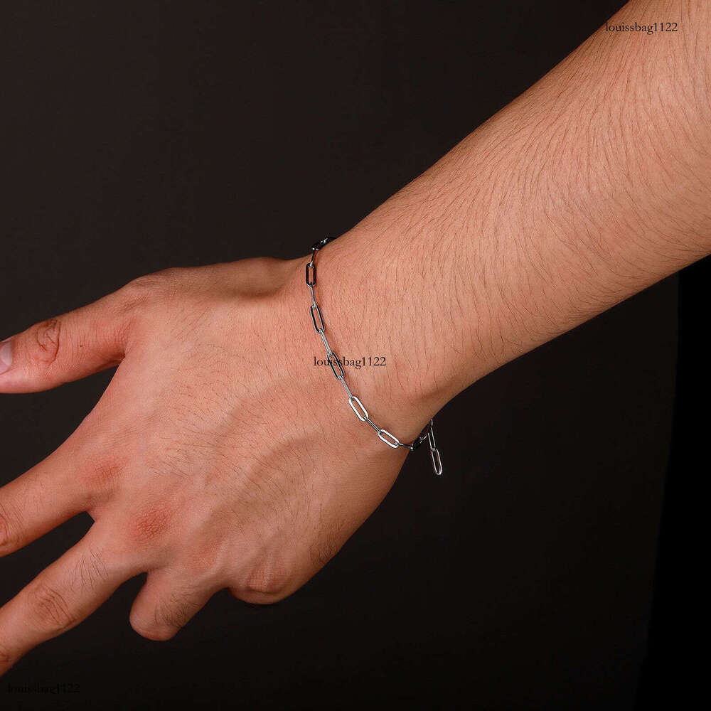 Gold-Plated Sterling Silver Necklace Women's Bracelet Cuban Non-Fading Chain Jewelry
