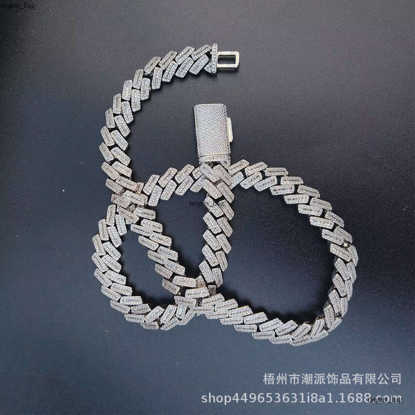 Hot Selling 13mm Hip Hop Cuban Box Clasp Design Men's Trendy Versatile Necklace