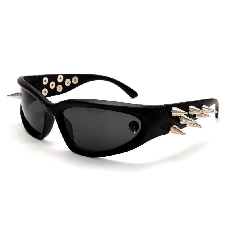 Fashionable Riveted Thorns Unisex Sun Glasses - Urban Chic Accessory