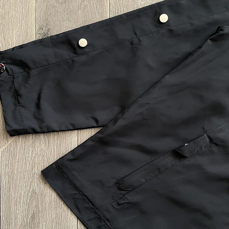 SAINT VANITY Embroidered willow nail sports style casual trench coat 250805