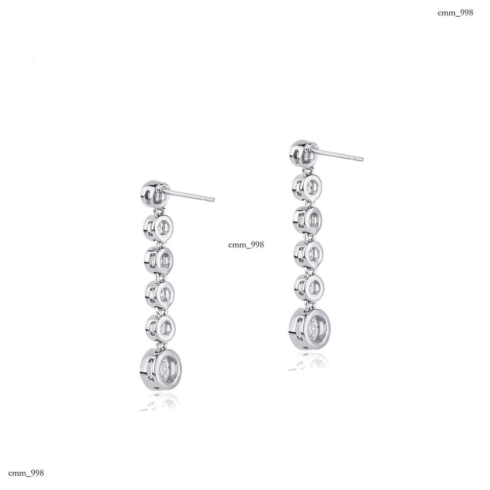 Round Tassel Spliced Water Drop Korean and Japanese Niche Design Versatile Stud INS Women's Trendy Earrings