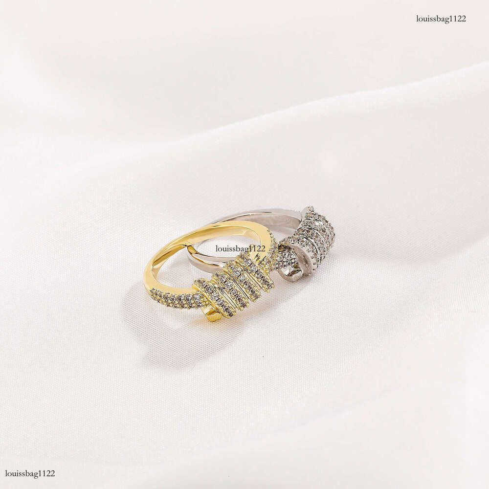 INS Internet Celebrity Creative Outfit Wire Knot Personality Hip Hop Zircon Ring Unisex Versatile Hand Jewelry