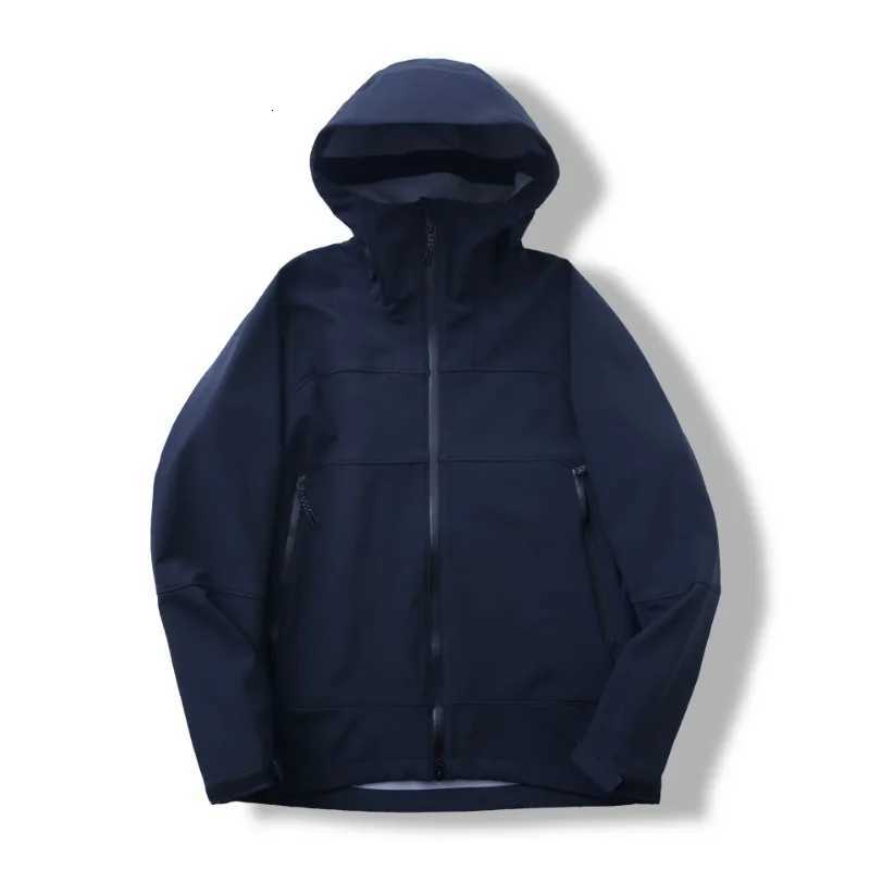 New Spring and Autumn Outdoor Sports Thin Velvet Soft Shell Contrasting Color Casual Jacket Couple Jacket Outdoor W250809