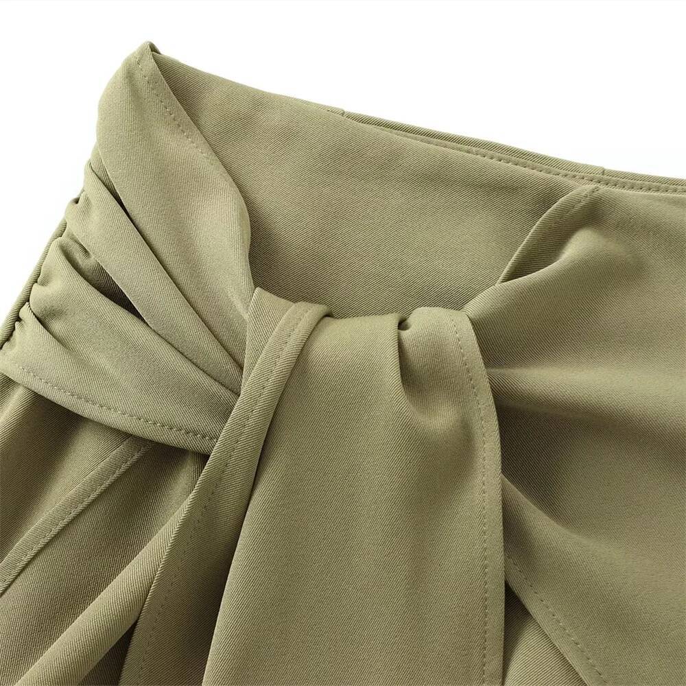 2025 summer new women's clothing trend design sense niche and atmospheric French European and American style decorative skirts and pants new desi