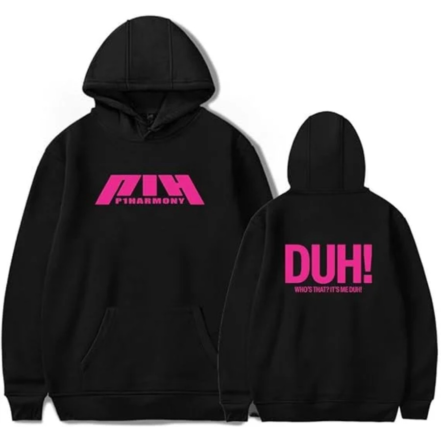 KPOP P1Harmony DUH Album Oversized Women/Men Hoodie Sweatshirt Streetwear Hip Hop Pullover Hooded Jacket Male Tracksuit