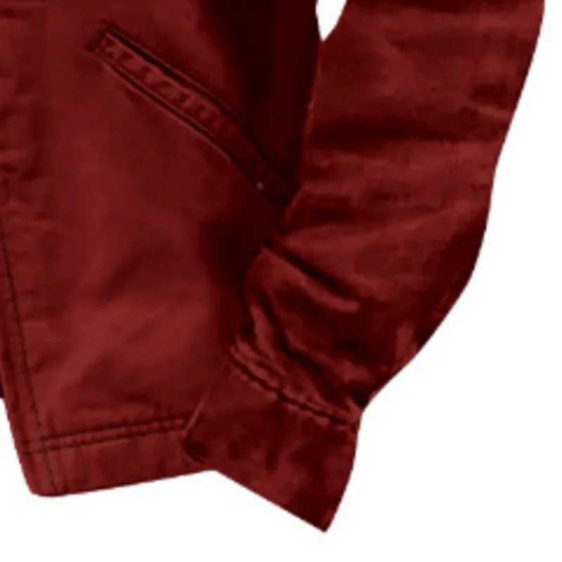 2024 Youthful and Trendy Mens Full Zipper Solid Color Sports Outdoor Daily Retro Casual Autumn and Winter Hoodie Cotton Jacket W250809