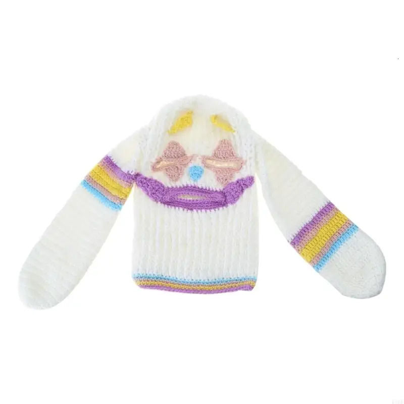 Halloween Balaclava for Women Men Adult Devil Clown Beanie Hat Handmade Face Cover Hat Crochet Hooded Hat for Party E56F 250807