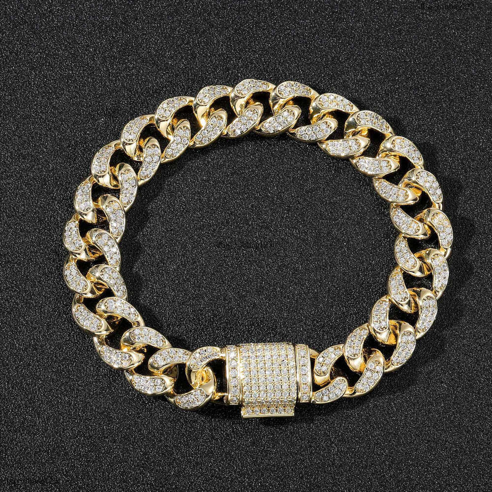 12mm Cuban Chain Classic Style Men's Personality Necklace Hip Hop Accessories