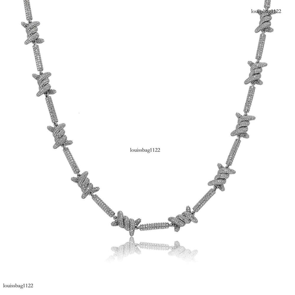 Hip Hop Color-Retaining Iron Wire Thorn Chain Necklace Men's Versatile Personality Bracelet Women's