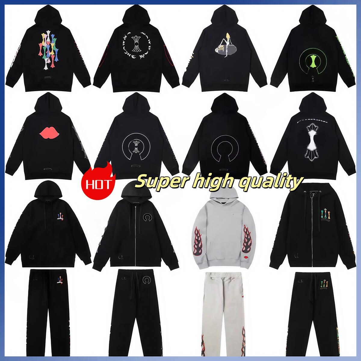 designer mens hoodies chrome hoodie print for man and woman Printed High Street s sweatpants US size s-xl