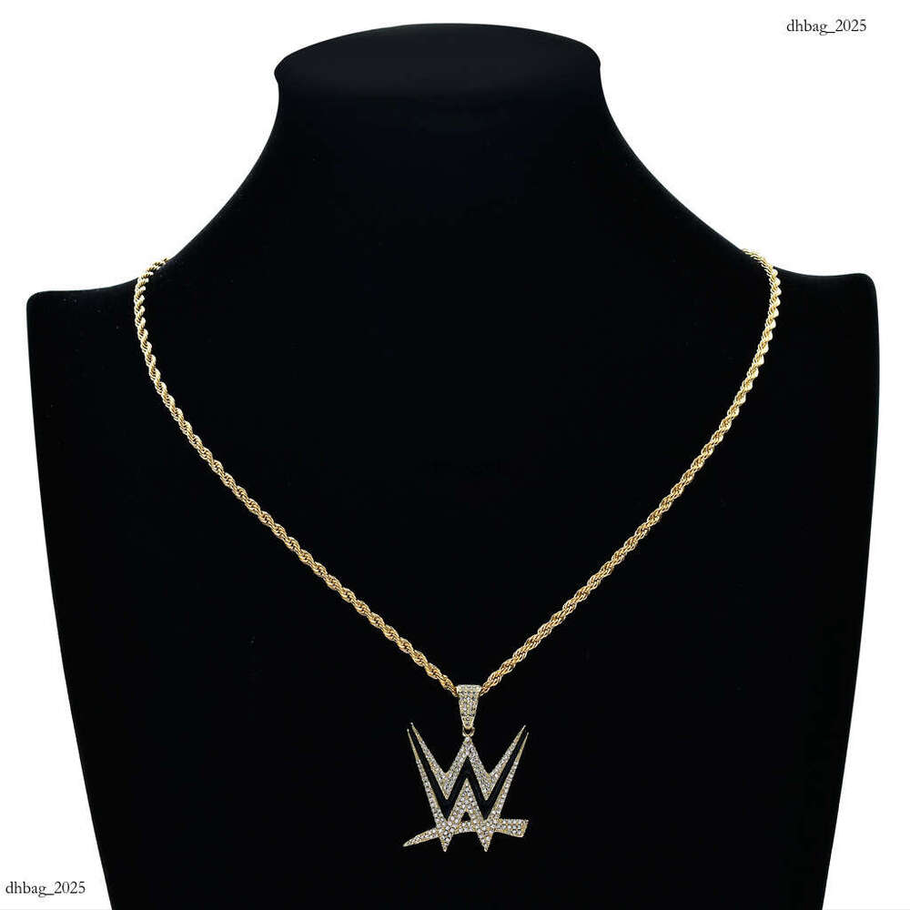 Necklace for Men W Creative Letter Pendant Personality Trendy Brand Hip Hop Accessories 111