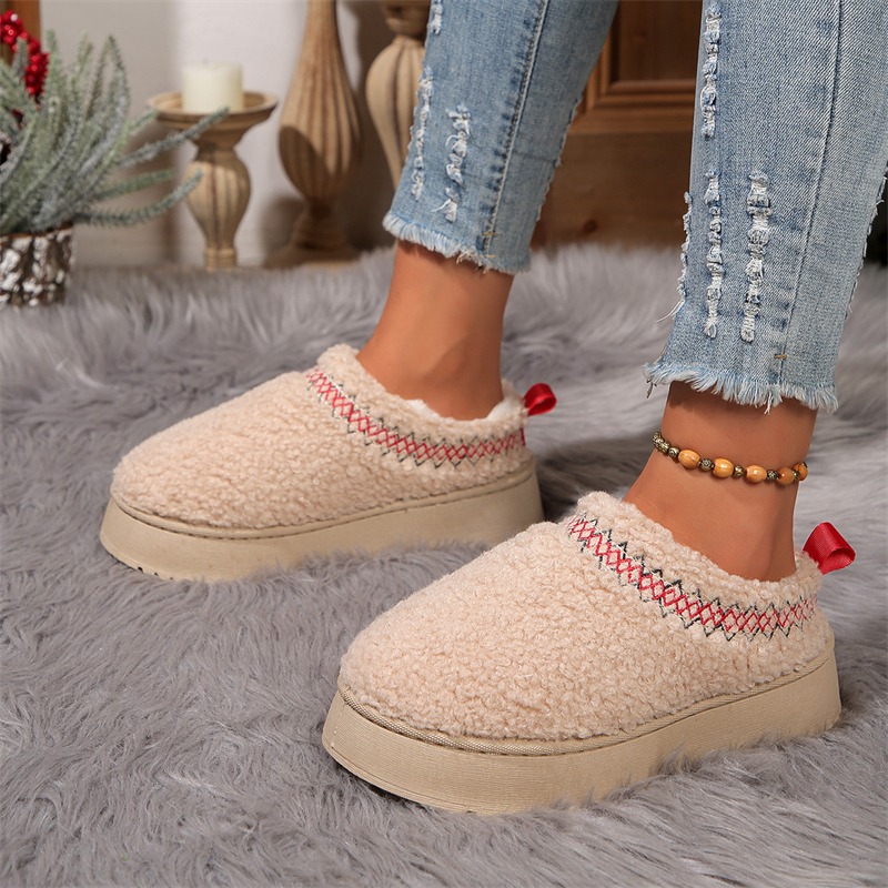 Designer shoes free shipping new Outdoor trainer winter plush thick platform snow boots for women's keep warm classic short boots black brown