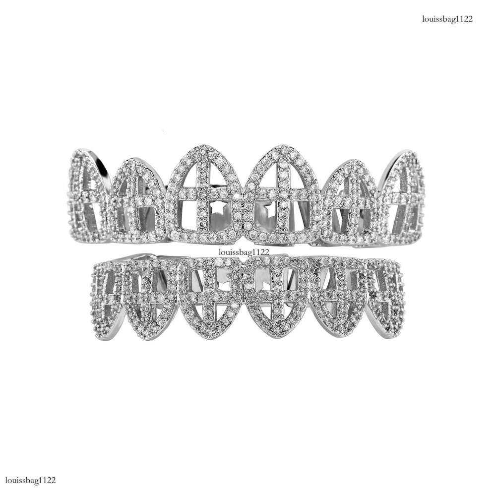 Hip-Hop Style Personality Cross Hollow Full Dia Grid Precision Zircon Bracelet New Arrival