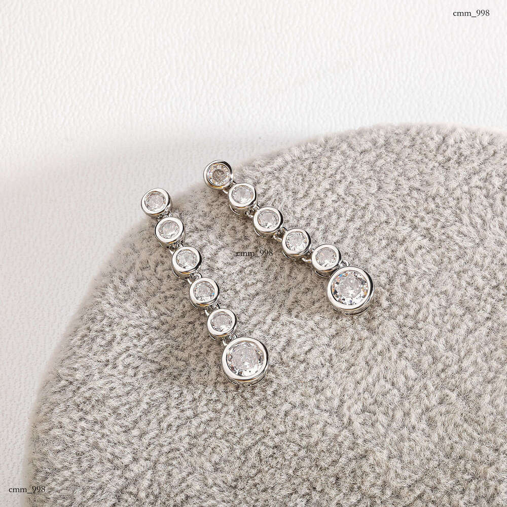 Round Tassel Spliced Water Drop Korean and Japanese Niche Design Versatile Stud INS Women's Trendy Earrings