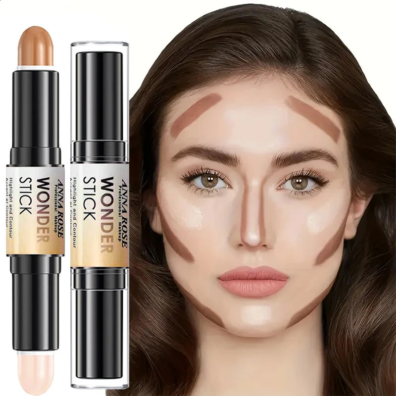 Double-headed Highlight Contour Stick Face Nasal Shadow Water Proof Lasting Multifunctional Makeup Pen 250814