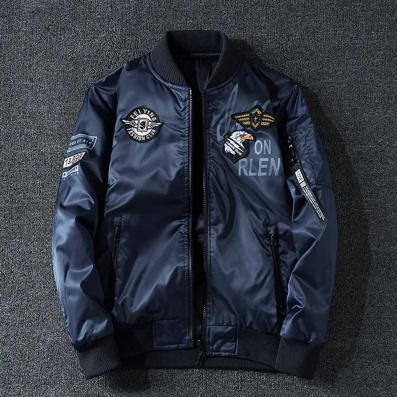 Cross-Border Wearable Autumn/Winter MA Bomber Jacket Mens Air Force Baseball Uniform Workwear Jacket Mens Casual Clothing W250809