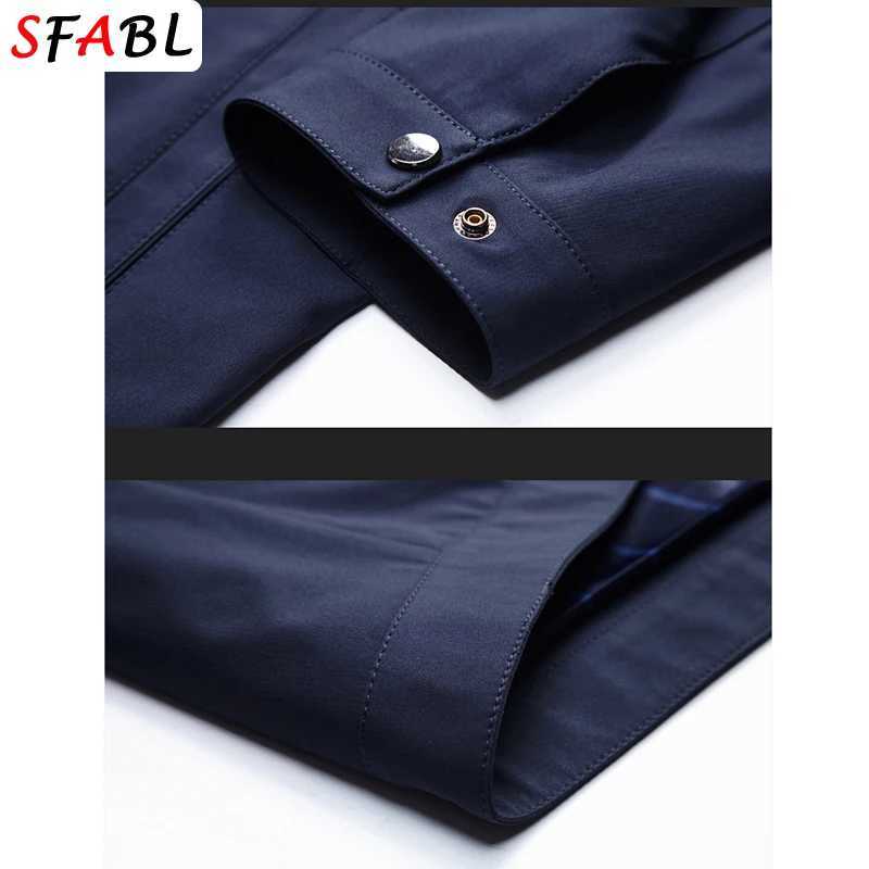 Solid Quality Mens Jacket Business Casual Luxury Blazer for Men Zipper Jacket Office Dress Coat Spring Autumn New Outerwear 3XL W250809