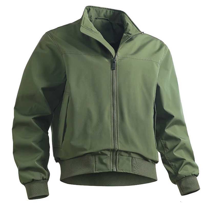 Mens American-style flight Bomber jacket with new stand-up collar baseball uniform for spring autumn loose sports coat mens clothing W250809