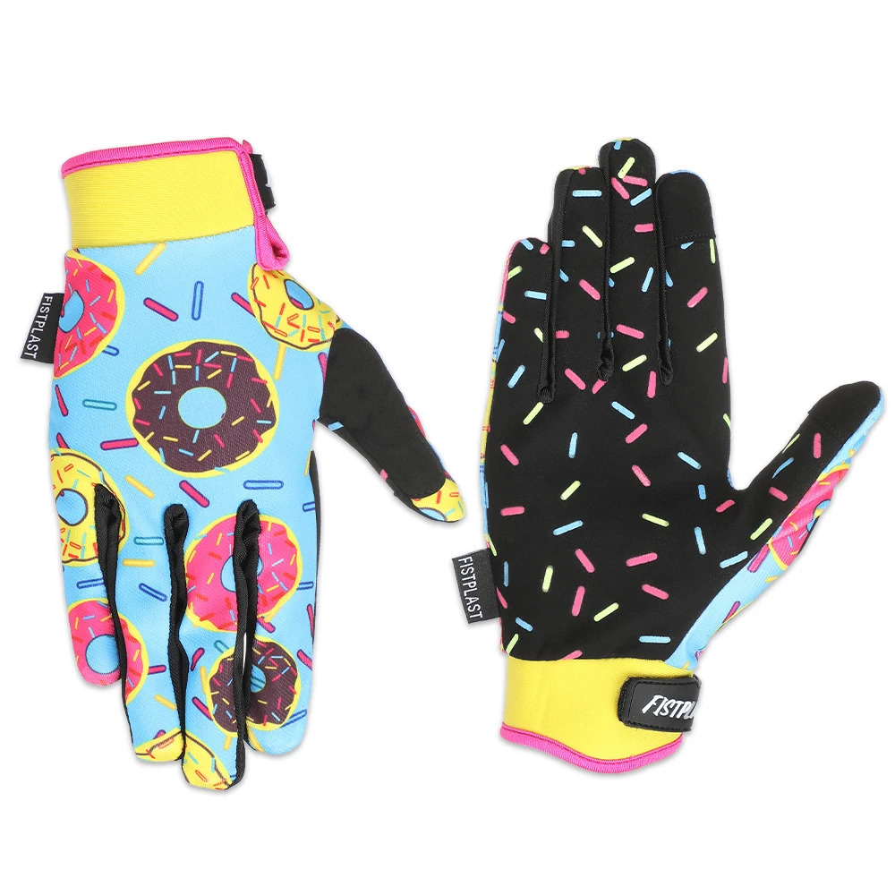 fistplast Four-color Super Donut Wheel Glitz Riding dirt bike long finger touch screen gloves 250808