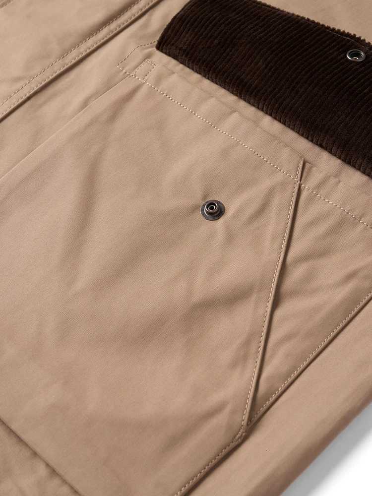 SIMWOOD 2025 Spring New Oversize Water Repellent Jacket Men Washed Vintage Coats Plus Size Quality Clothes W250809