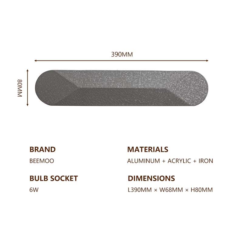Hand Scan Sensing LED Wall Light with Touchless Operation