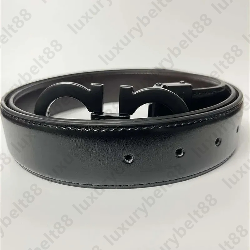 Belt Men Designer Belts For Men Women Ceinture Luxe Belt Genuine Leather Jeans Belt Classic Black Letter Belts Metal Smooth Buckle Waistband Width 3.5cm